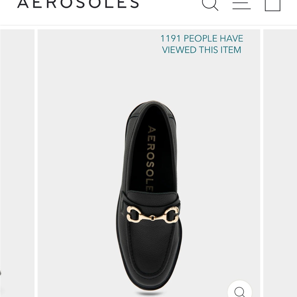 Black Aerosole shoes size 10